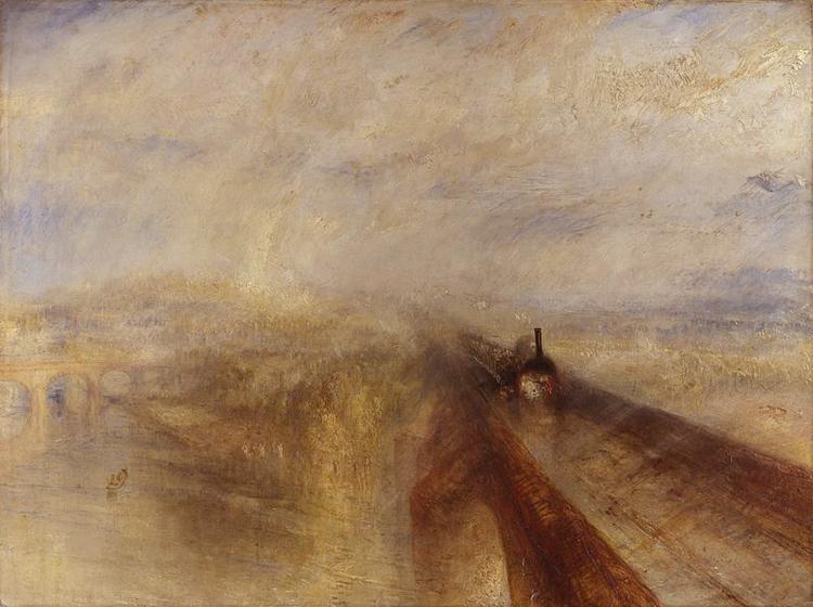 Joseph Mallord William Turner Rain,Steam and Speed,The Great Western Railway (mk10) oil painting picture